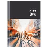 Скетчбук 100л. A5 BG "City life" 7БЦ, 100 г/м2, глянцевая ламинация RE-С5т100_лг_11289