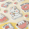 Наклейки объемные MESHU "Sweet mood" 10 x 23 см, с блестками, пакет европодвес RE-MS_57653