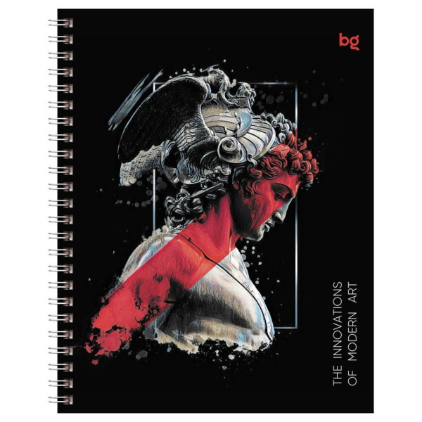 Тетрадь 96л. A5 клетка BG "Modern art" на гребне RE-Т5гр96_11128
