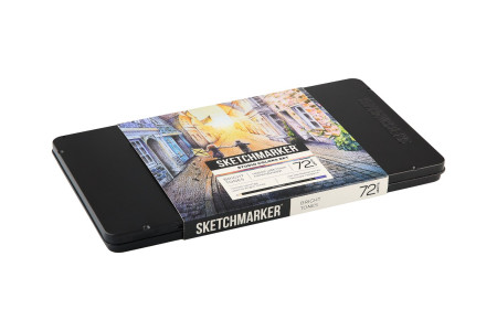 Набор цветных карандашей SKETCHMARKER Студия 72 цв мет.пенал NP-SMCP-STUDIO72