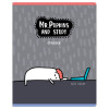 Тетрадь 48л. A5 клетка MESHU "Mr. Pupkins" выб. лак, ТВИН-лак RE-MS_49782