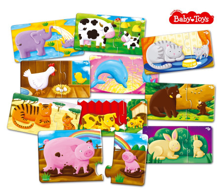 Пазл Baby Toys 20 maxi "Чей малыш?" KOR-02514