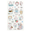 Наклейки объемные MESHU "Bubble bunny" 10 x 23 см, с блестками, пакет европодвес RE-MS_57641