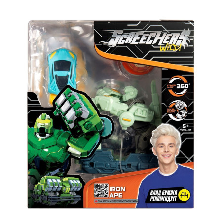 Дикие Скричеры. Игровой набор Айрон Эйп L2. ТМ Screechers Wild ROS-39863