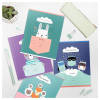 Тетрадь 12л. A5 линия MESHU "Сute animals" RE-MS_50153/1