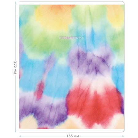 Тетрадь предметная 48л. MESHU "Candy color" - Геометрия, "софт-тач" ламинация, тиснение фольгой RE-MS_42535