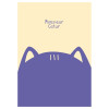 Тетрадь 40л. A5 клетка MESHU "Mr. Cat" матовая ламинация, выб. лак, ЕВРО RE-MS_49800